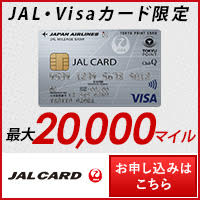 ポイントが一番高いJALカード（VISA）