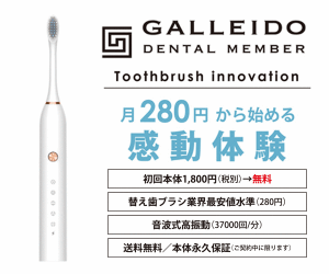 電動歯ブラシ GALLEIDO DENTAL MEMBERのポイントサイト比較