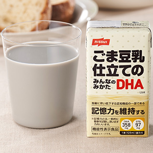 ポイントが一番高いごま豆乳仕立てのみんなのみかたDHA（ニッスイ）