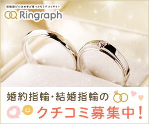 ポイントが一番高いリングラフ（Ringraph）結婚指輪の口コミ