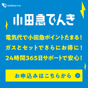 ポイントが一番高い小田急でんき × 小田急ガス