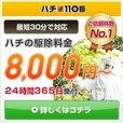 ポイントが一番高いハチ110番（スマホ）