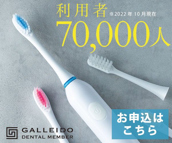 ポイントが一番高い電動歯ブラシ GALLEIDO DENTAL MEMBER（スマホ）