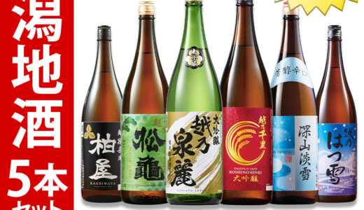 家呑み応援！新潟地酒飲み比べ一升瓶5本組（ベルーナ）のポイントサイト比較