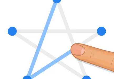 one stroke draw - 一筆描きパズルゲーム（StepUpミッションでステージ1000クリア）iOSのポイントサイト比較