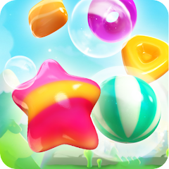 ポイントが一番高いBubble Blocks: Candy Battle!（1200個の星を獲得）Android