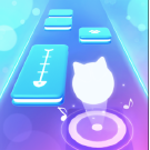 ポイントが一番高いDancing Cats - Music Tiles（星3つもしくは王冠1つ以上獲得して40曲クリア）Android