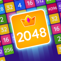 2048 Blast: Merge Numbers（ステップ400に到達）Android