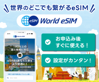 ポイントが一番高いWorld eSIM