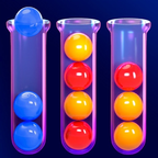 ポイントが一番高いBall Sort - Color Tube Puzzle（GameRexx/レベル900到達）iOS