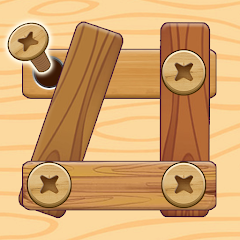 ポイントが一番高いWood Puzzle: Nuts & Bolts（ウッドパズル: ナッツ＆ボルト）STEPクリア（Android）