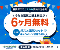 SHIZGASでんき（静岡ガス）のポイントサイト比較