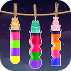 ポイントが一番高いウォーターカラーソート（Water Color Sorting）LEVEL5到達（Android）