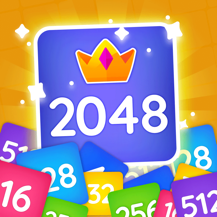 ポイントが一番高い2048 Blast: Merge Numbers 2248（ステップ150に到達）Android