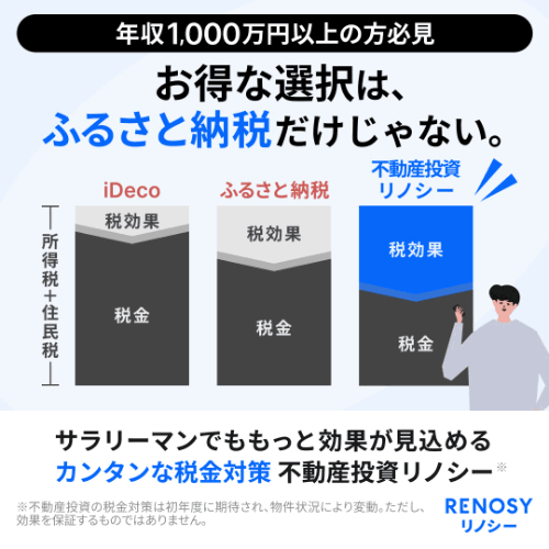 ポイントが一番高いRENOSY（不動産投資）面談予約