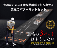 ポイントが一番高いパーフェクトストローク（ブラックマット＆ティーパッティング）