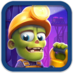 ポイントが一番高い放置ゲームゾンビ鉱夫: タップゲーム（Idle Miner）StepUpミッションで鉱山45到達（Android）