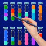 ポイントが一番高いColor Water Sort puzzle:色分けゲーム（レベル500クリア）Android