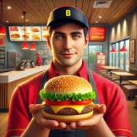 ポイントが一番高いバーガーシミュレーター！（Burger Simulator）StepUpミッションでユーザーレベル40到達（iOS）