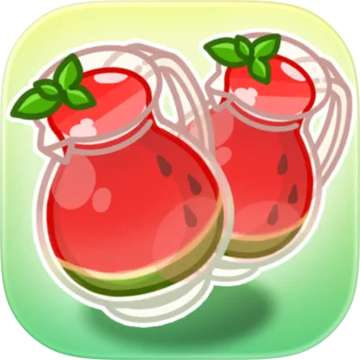ポイントが一番高いマージ・フルーツジュース（Merge Fruit Juice）8000点到達（iOS）