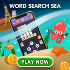 ポイントが一番高いWord Search Sea: Finding Words（iOS）