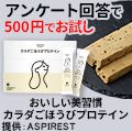 カラダごほうびプロテイン（500円モニター）のポイントサイト比較