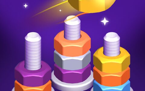 Nut Sort Blast: Color Puzzle（ナットソートブラスト：カラーパズル）StepUpミッションでレベル4000を完了（Android）のポイントサイト比較