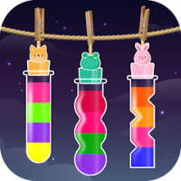 ポイントが一番高いウォーターカラーソート（Water Color Sorting）StepUpミッションでユーザーレベル40到達（Android）