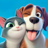 CatDog World: After humans（StepUpミッションで噴水Lv.25達成）Android